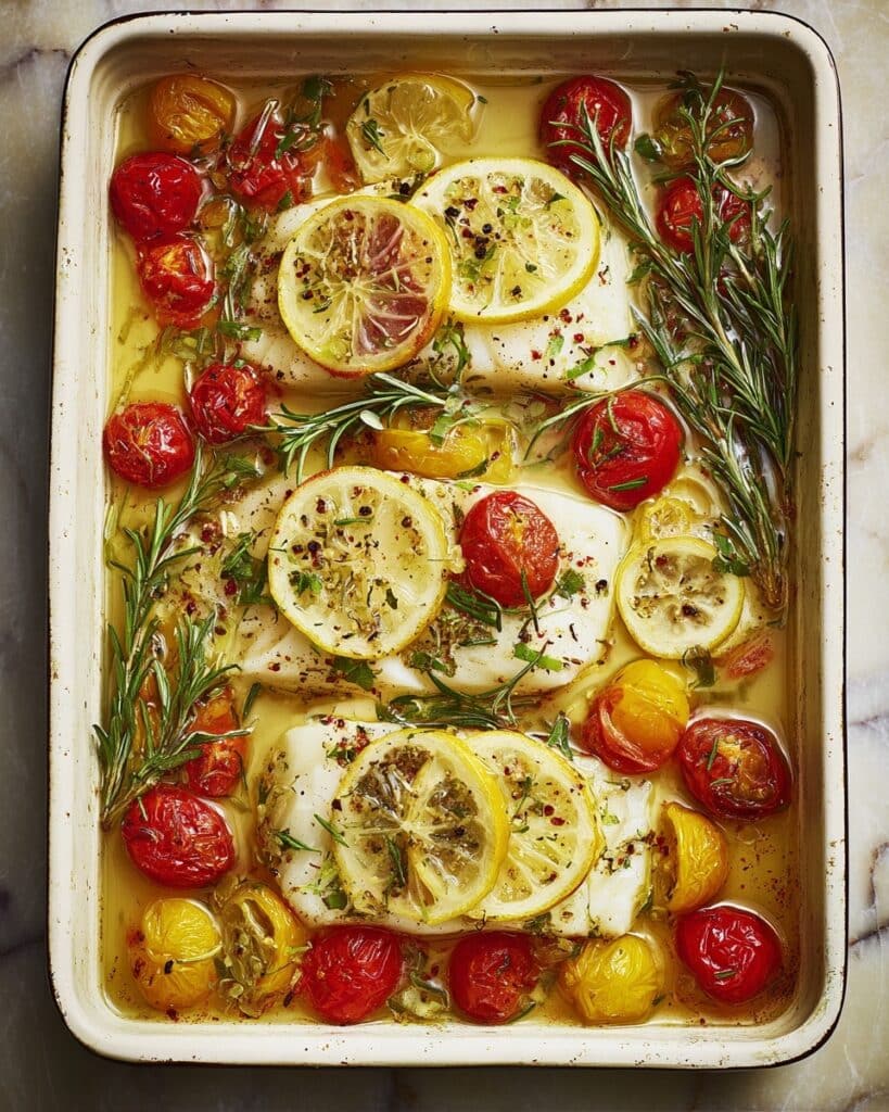Easy Mediterranean Baked Fish Recipe