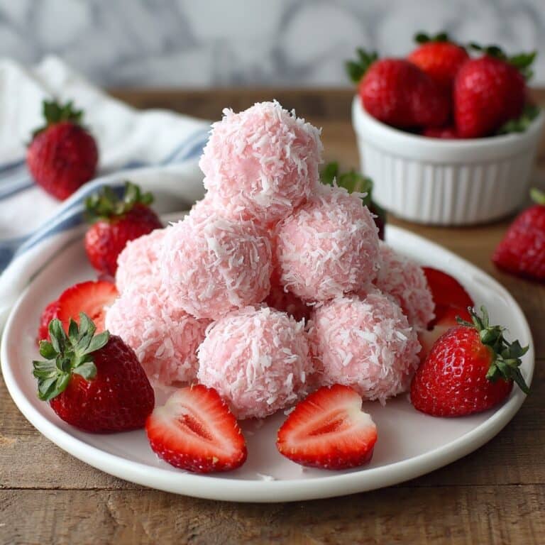 Strawberry White Chocolate Truffles Recipe