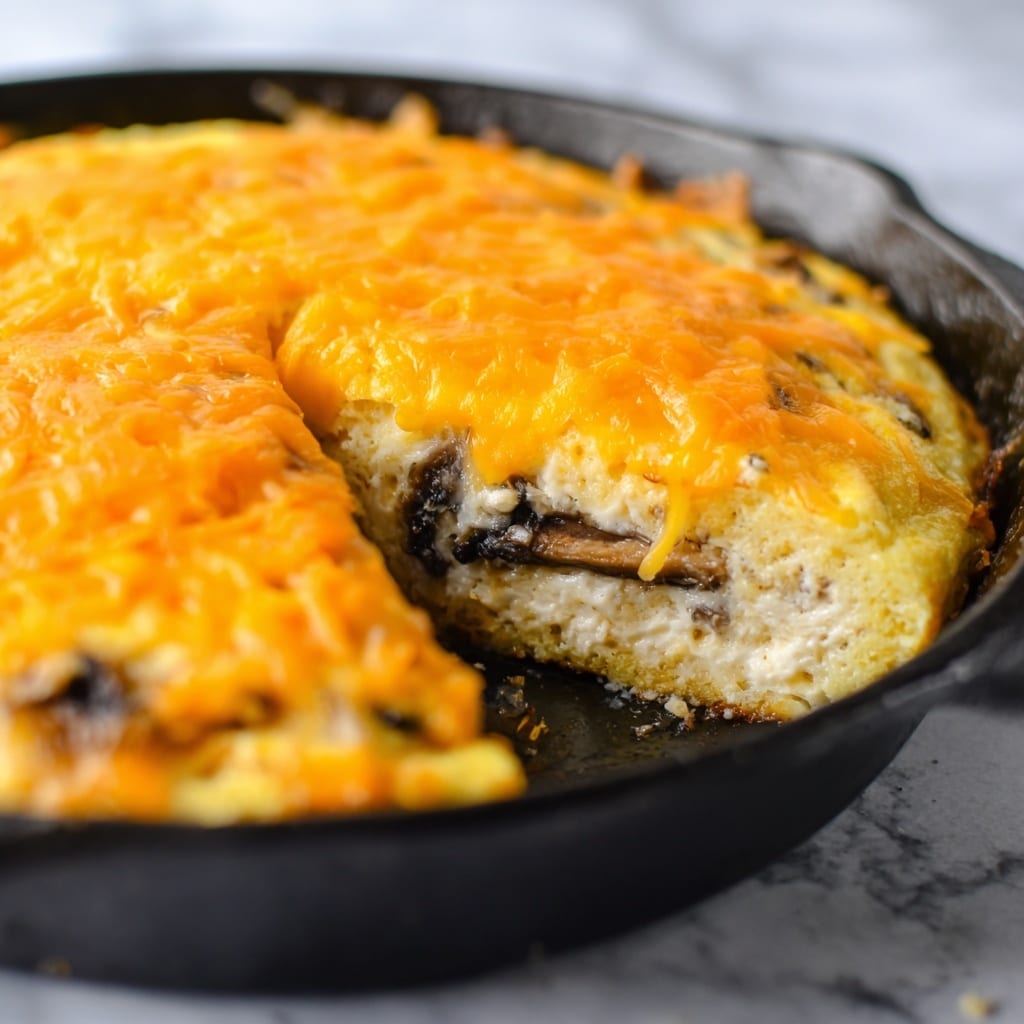 Pepper and Mushroom Frittata Recipe