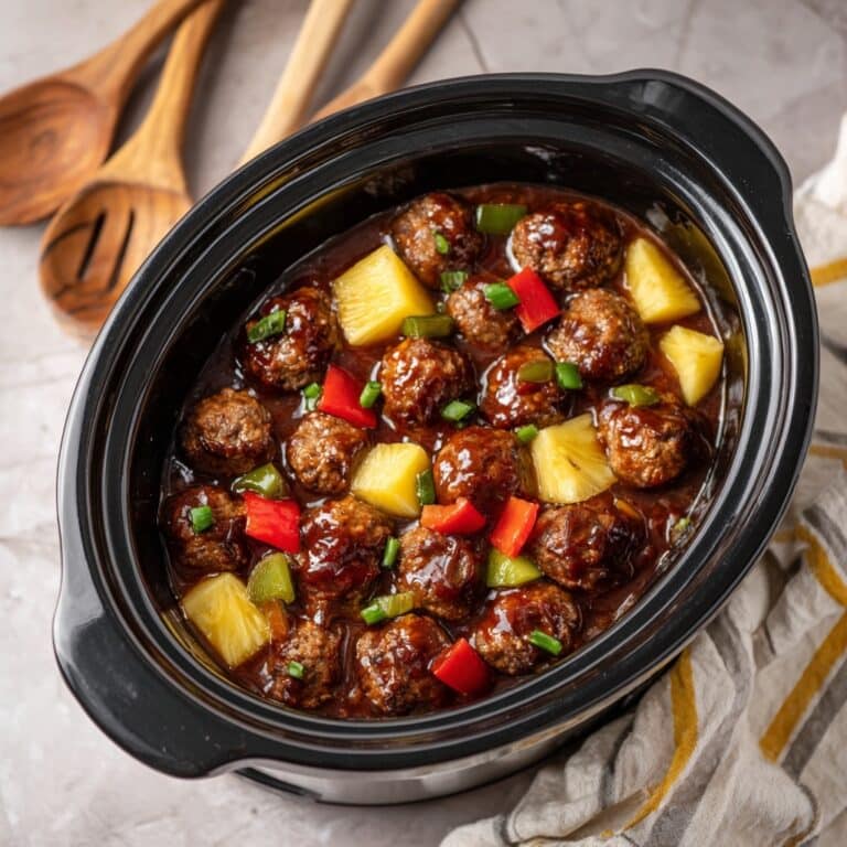 Crockpot Hawaiian Meatballs Recipe