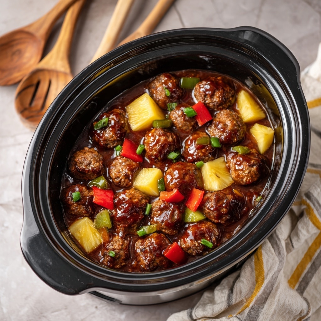 Crockpot Hawaiian Meatballs Recipe