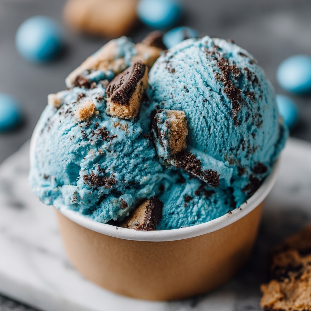 Cookie Monster Edible Cookie Dough Recipe