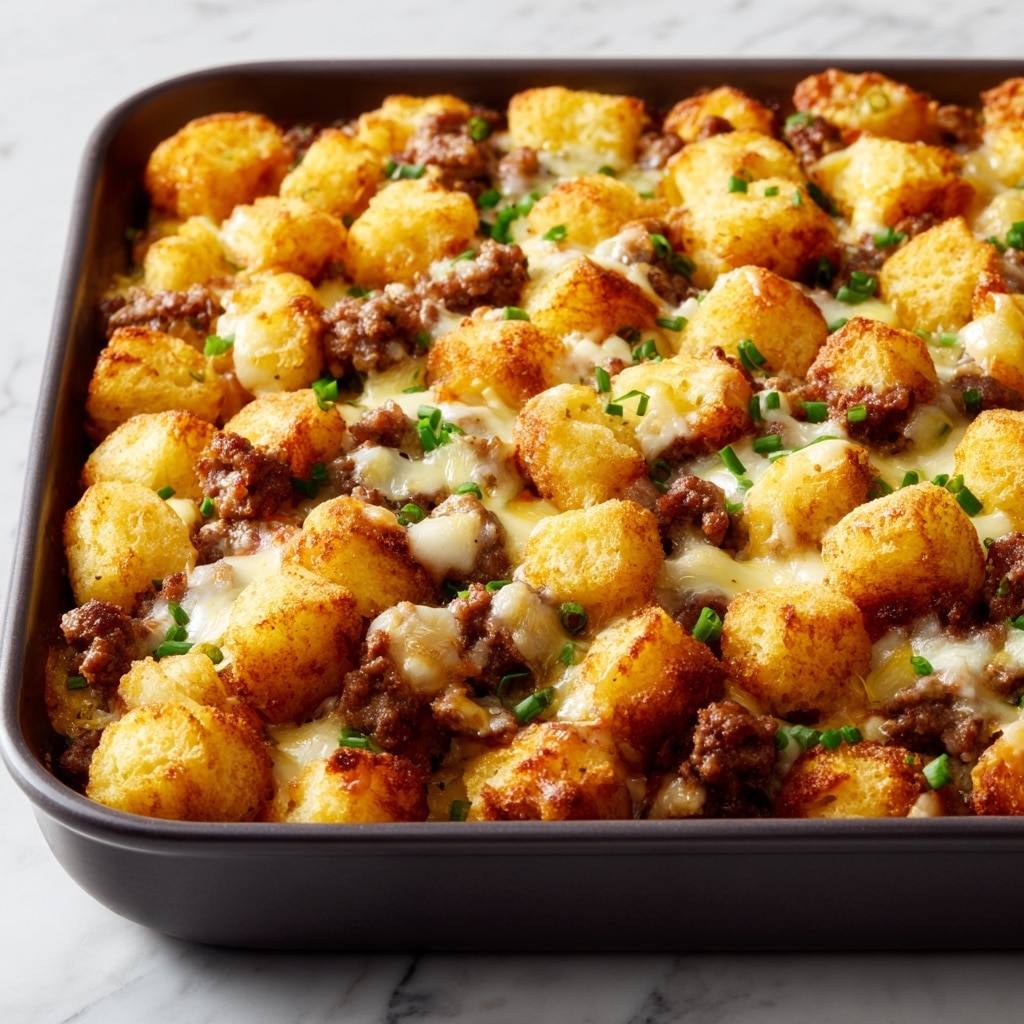 Tater Tot Casserole with Ground Beef Recipe