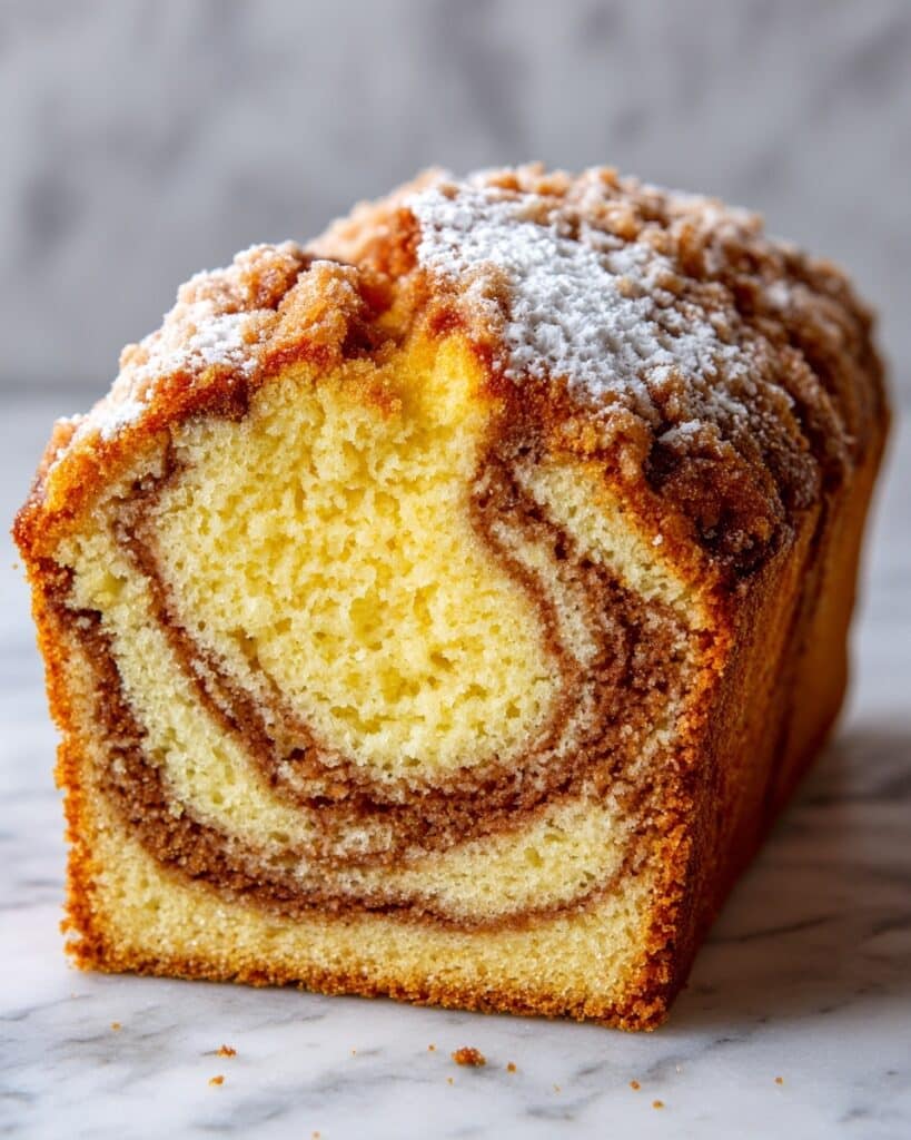 Cake Mix Coffee Cake with Cinnamon Streusel Recipe