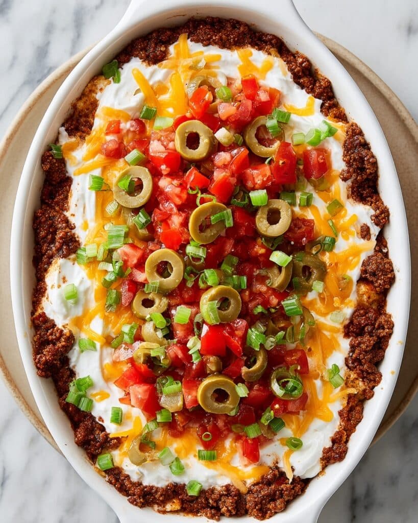 Baked Taco Dip Recipe