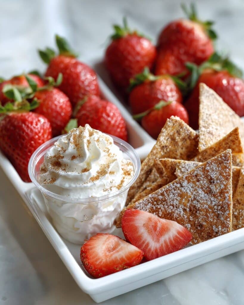 Strawberry Cheesecake Nachos Recipe