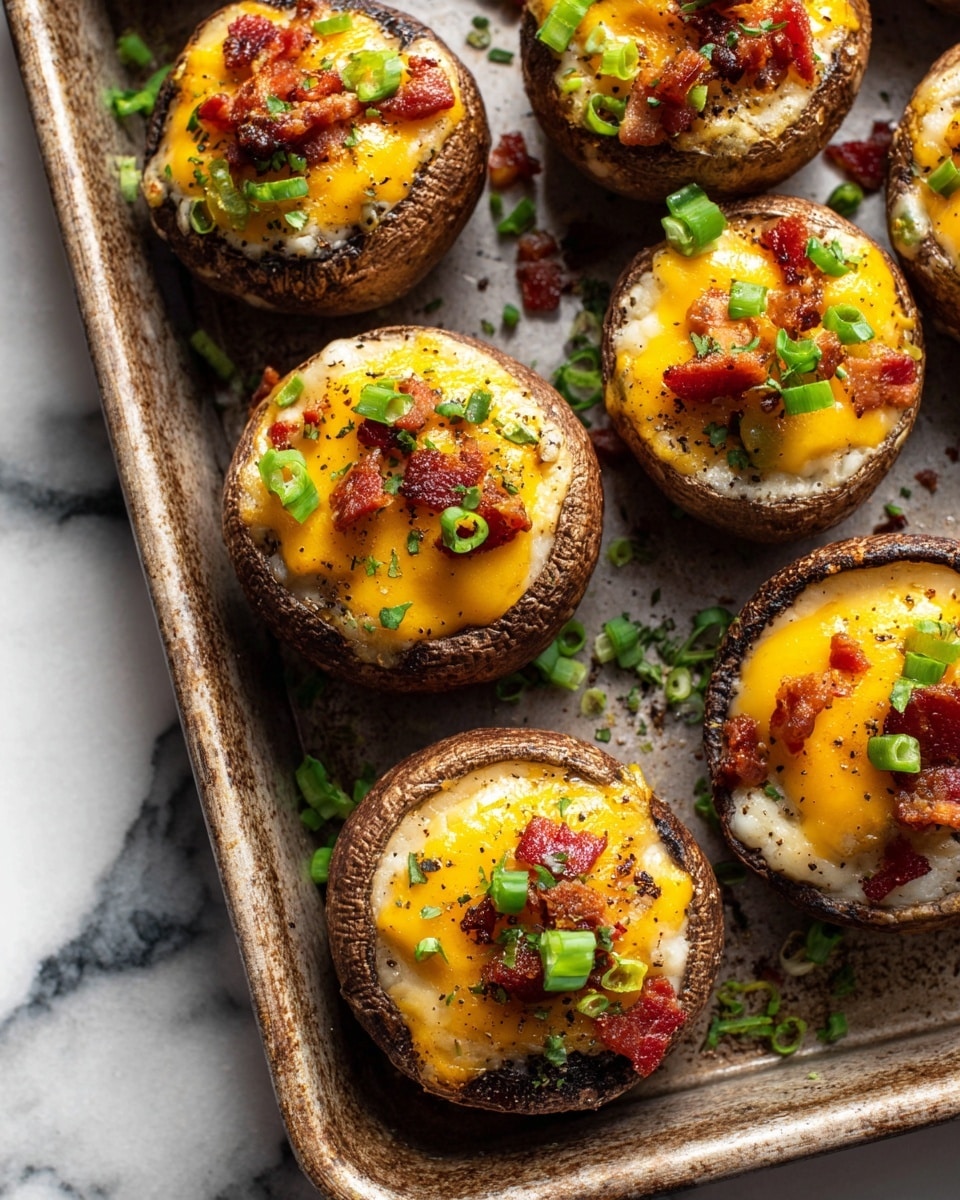 Baked Potato Rounds with Cheddar and Bacon Recipe - Recipe Image