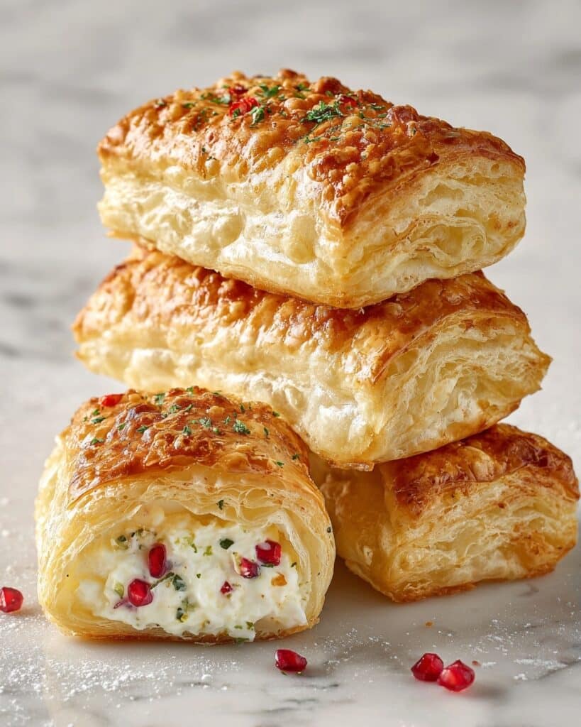 Oven Fried Feta Rolls with Chili Honey Recipe