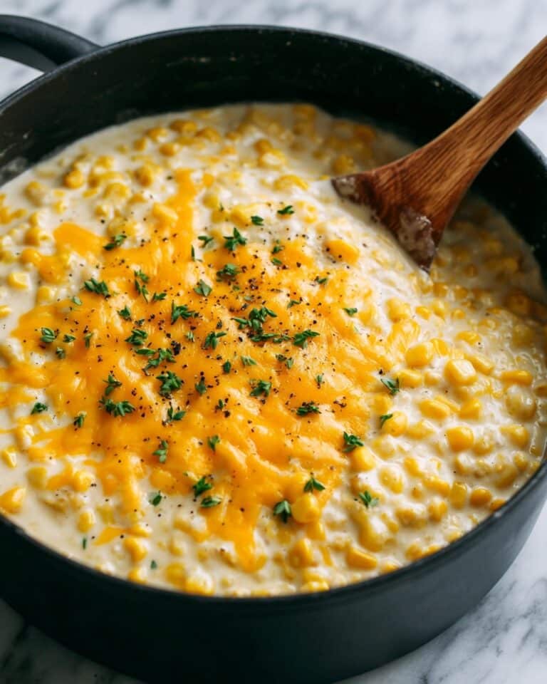 Slow Cooker Cheddar Corn Recipe