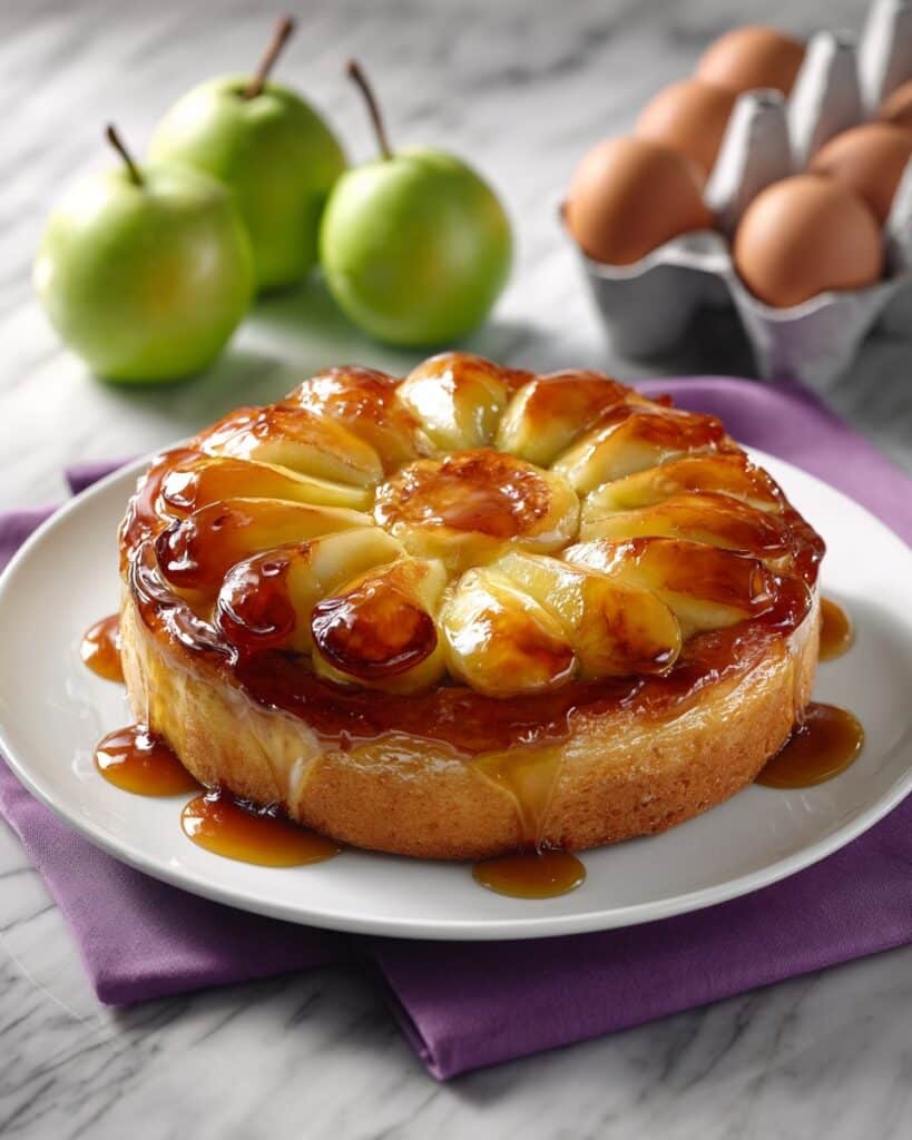 Caramel Apple Upside-Down Cake Recipe