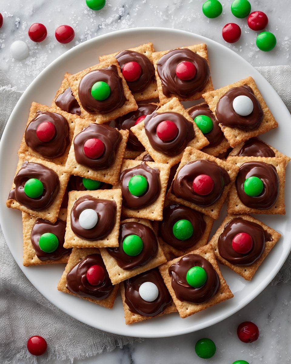 Christmas Caramel Pretzel Bites Recipe - Recipe Image