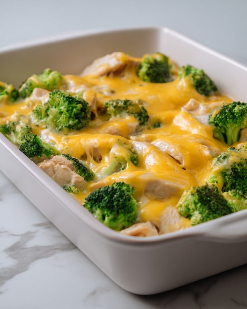 Broccoli Rice Cheese and Chicken Casserole Recipe