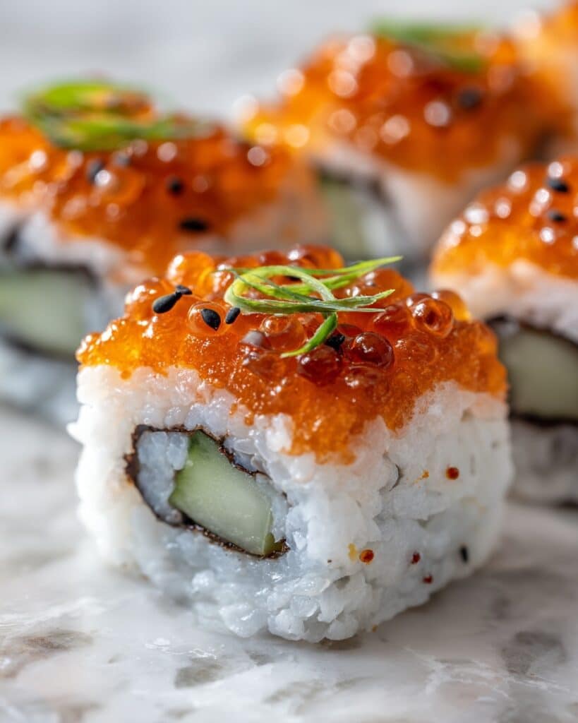 Spicy Shrimp Sushi Stacks Recipe