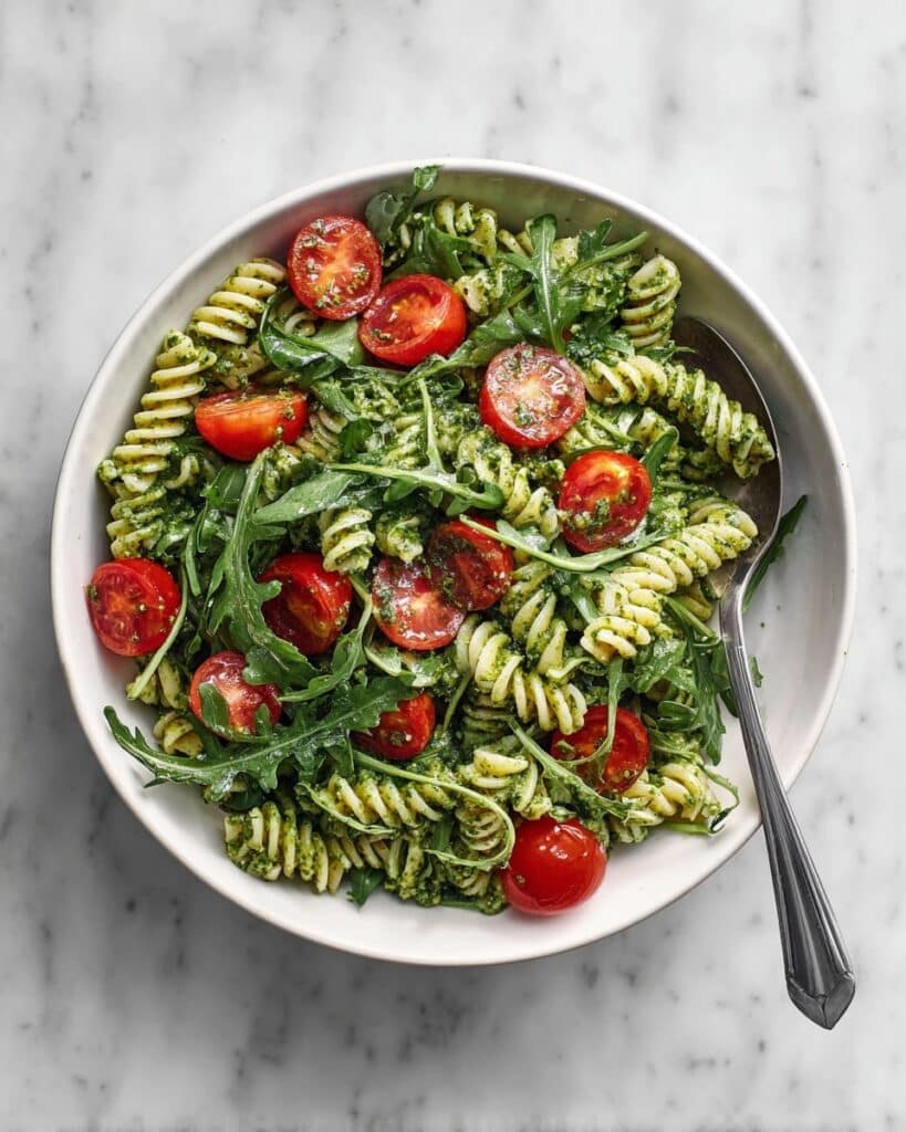 Holiday Pesto Pasta Salad Recipe