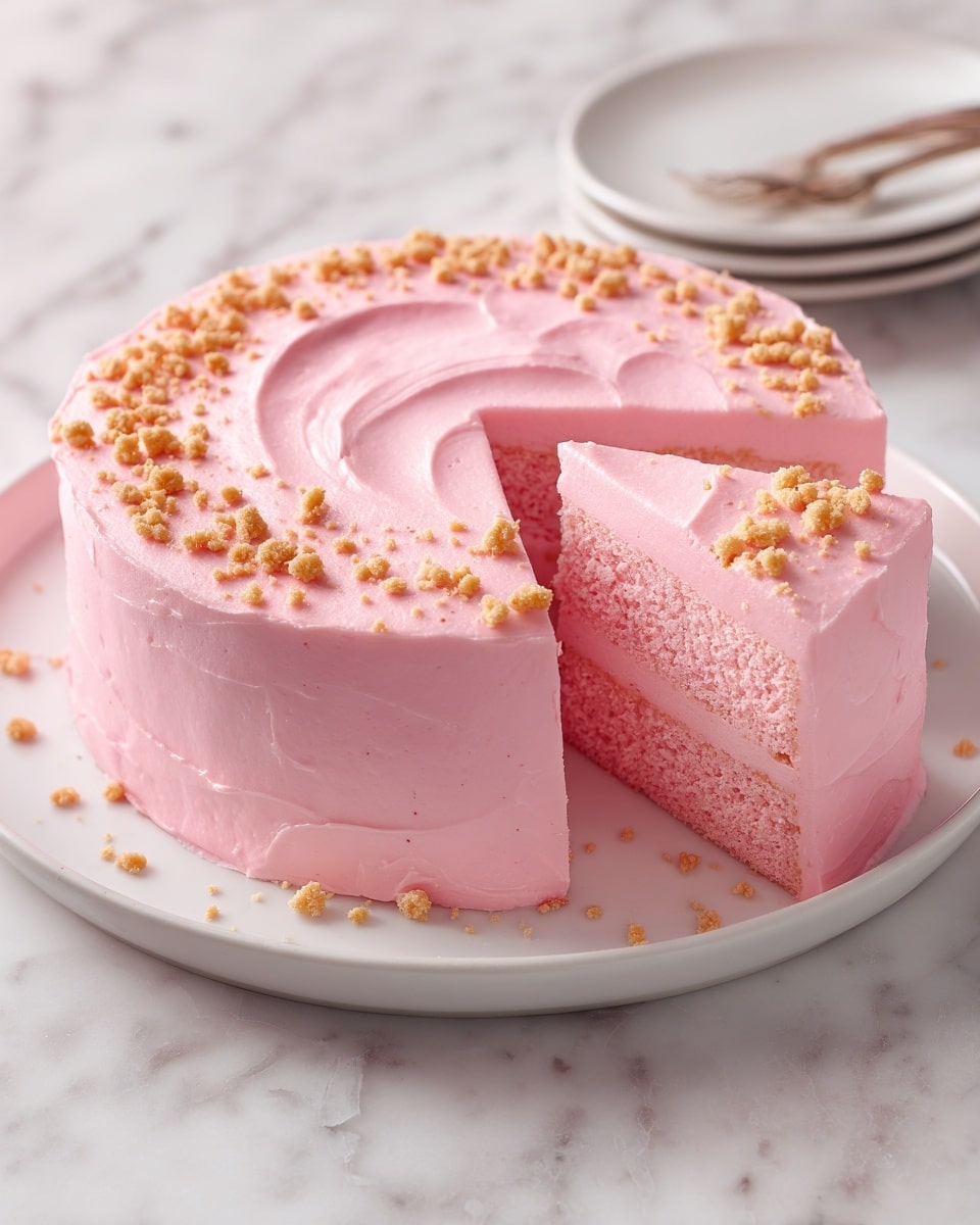 Strawberry Cheesecake Bundt Cake Recipe - Recipe Image