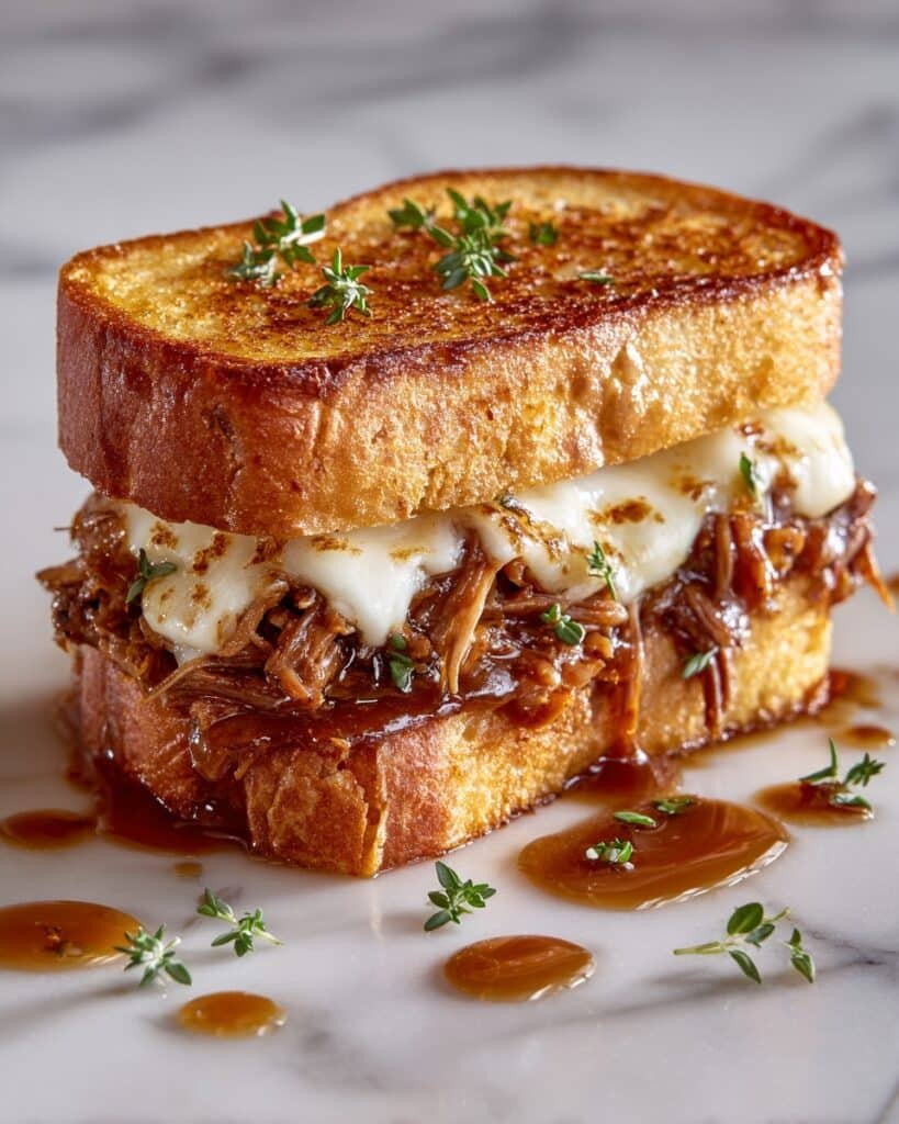 BBQ Chicken Grilled Cheese Recipe