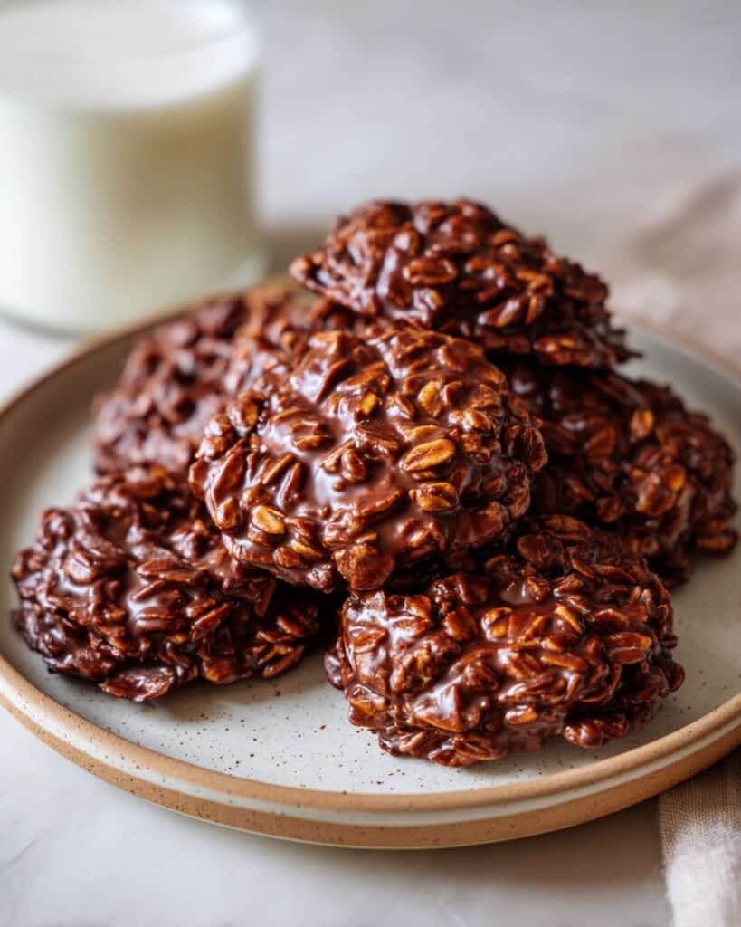 No-Bake Chocolate Oat Cookies Recipe