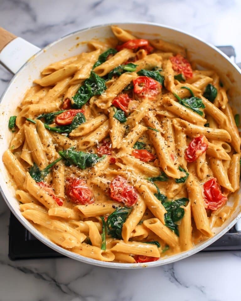 Delicious Spinach Tomato Pasta Recipe