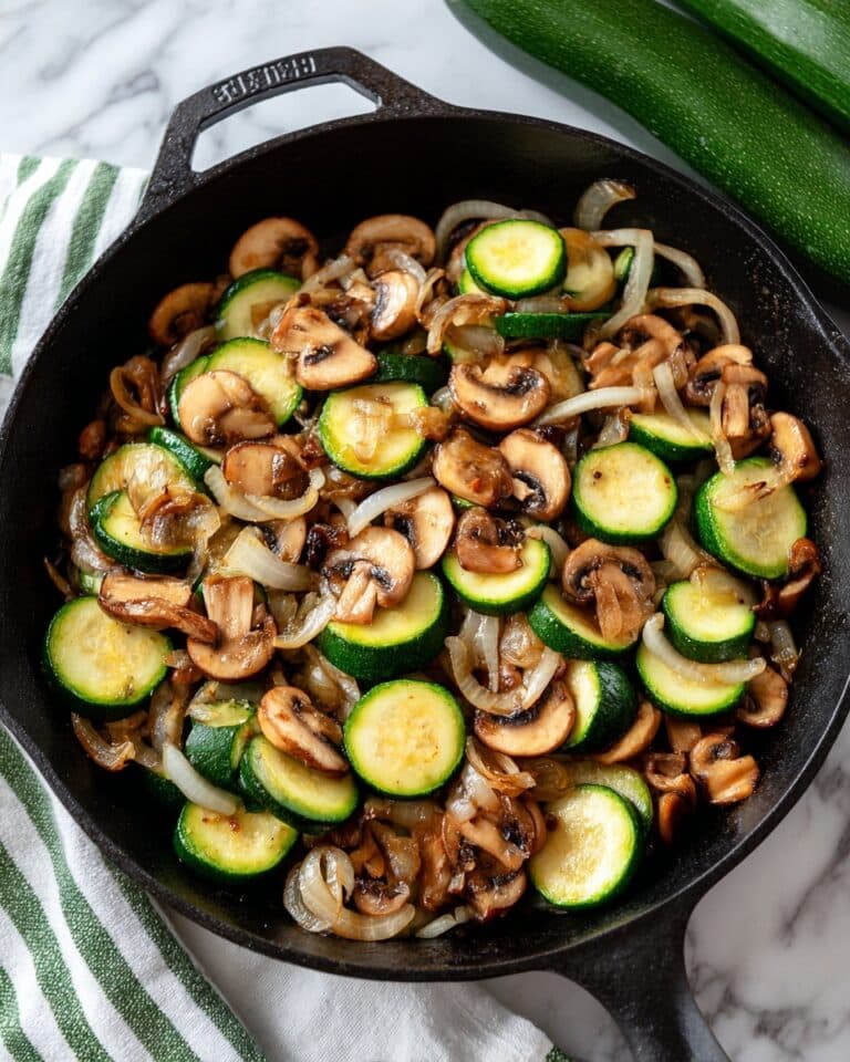 Sauteed Zucchini with Mushrooms and Tomatoes Recipe
