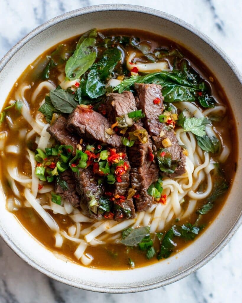 Sweet and Spicy Garlic Steak Pasta Recipe