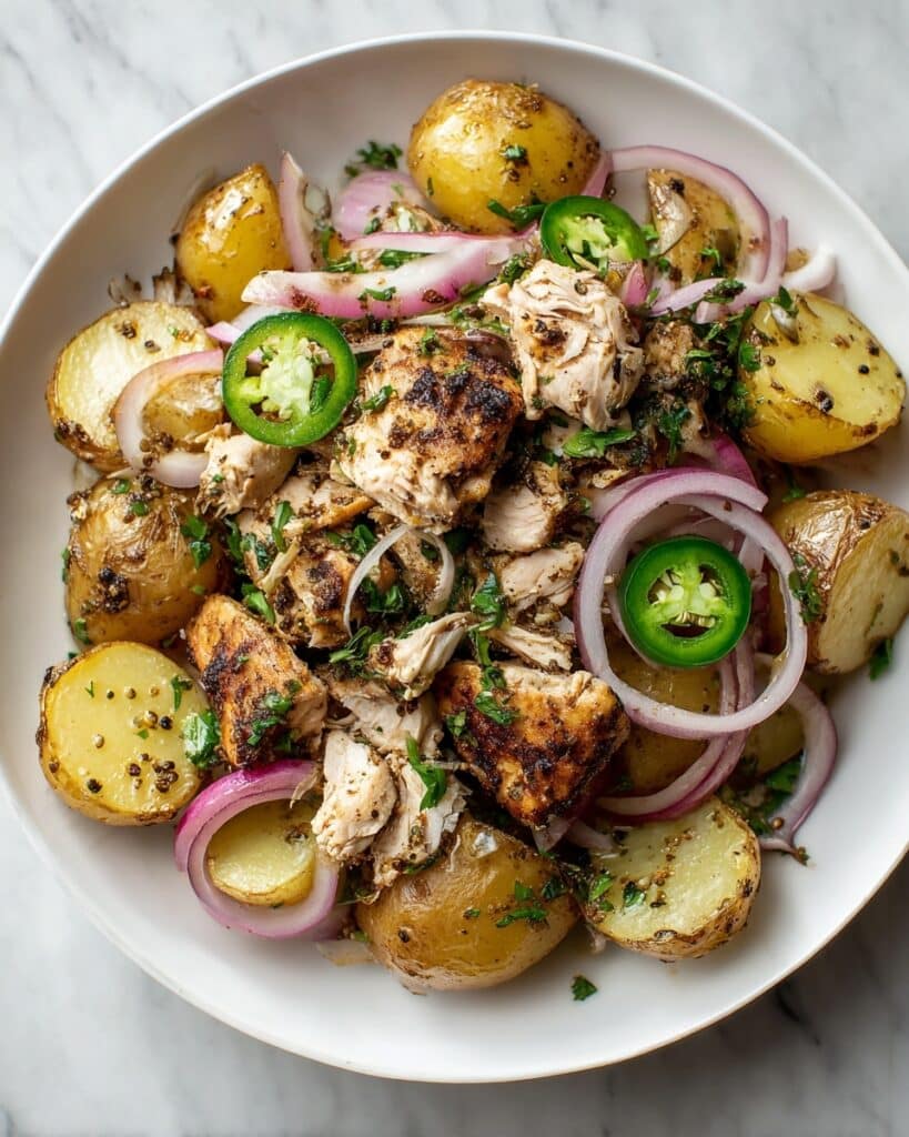 Chaat Masala Potatoes with Yoghurt Recipe