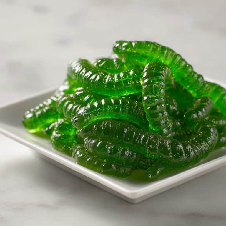 Homemade Dill Pickle Gummy Worms Recipe