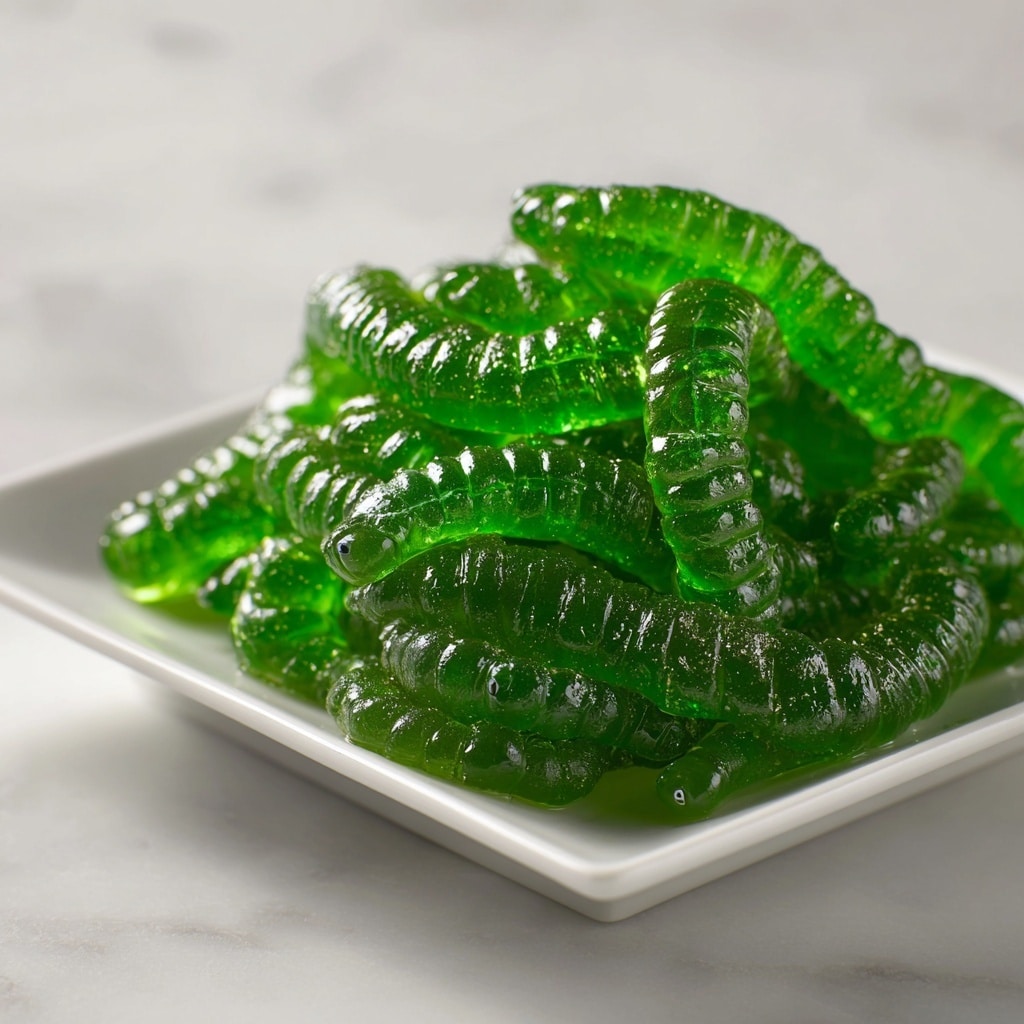 Homemade Dill Pickle Gummy Worms Recipe