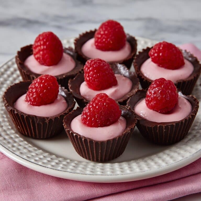 Chocolate Raspberry Mousse Bites Recipe