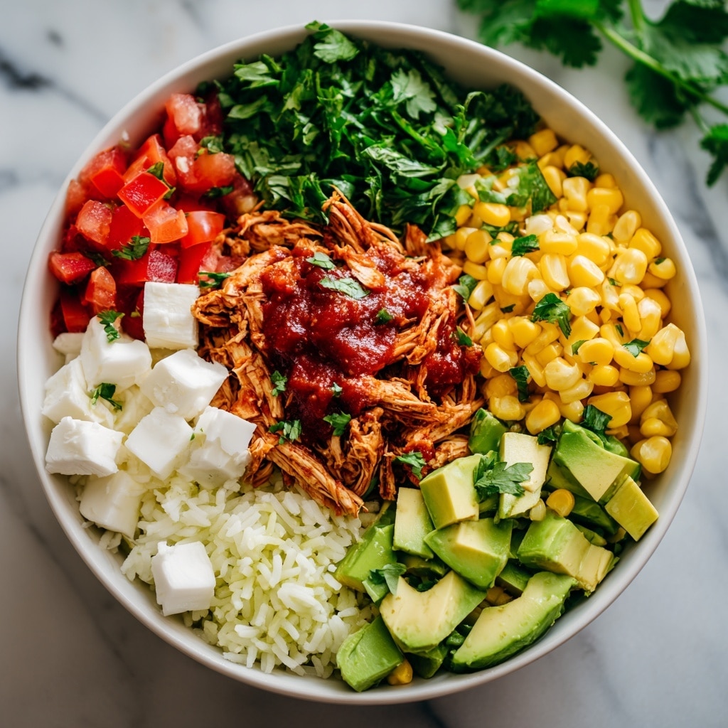 Slow Cooker Mexican Chicken Burrito Bowl Recipe