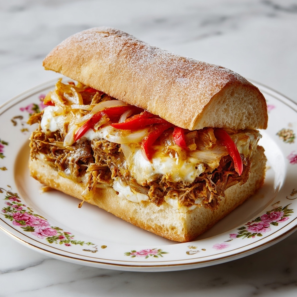 Slow Cooker Philly Cheesesteak Sandwiches Recipe - Recipe Image