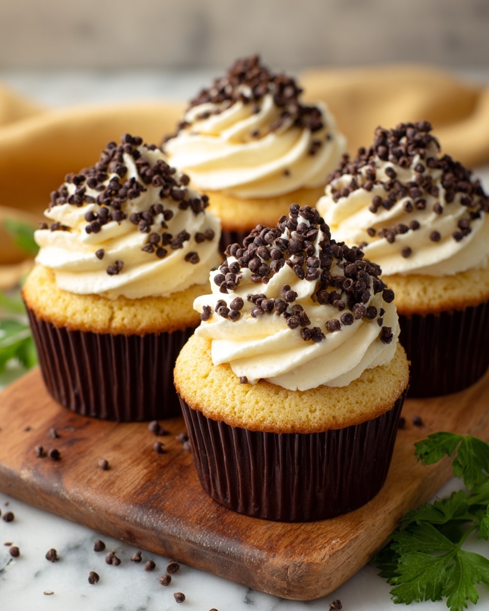 Cannoli Cupcakes Recipe - Recipe Image