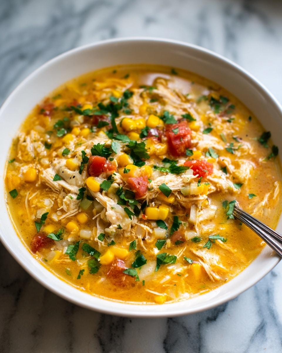Green Chicken Enchilada Soup Recipe - Recipe Image