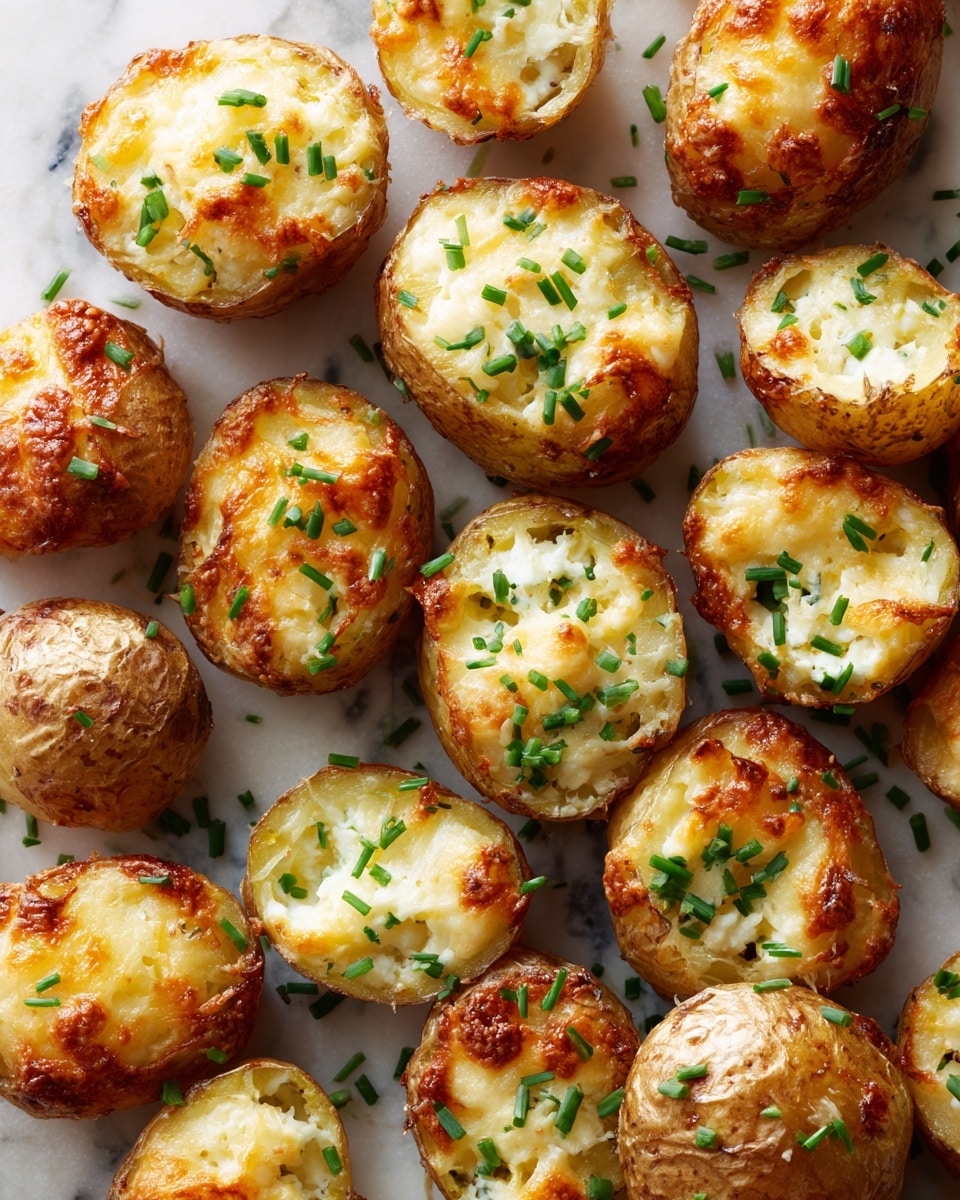 Cheesy Ranch Roasted Potatoes with Green Onion Garnish Recipe - Recipe Image