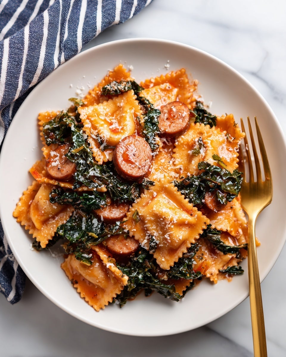Butternut Squash Sausage Pasta Recipe - Recipe Image