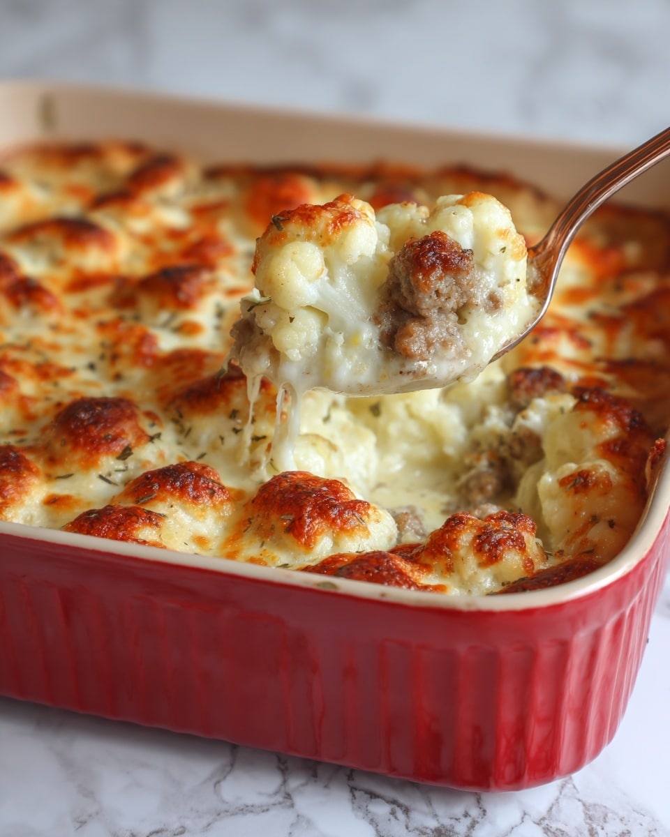 Cheesy Kielbasa Hashbrown Casserole Recipe - Recipe Image