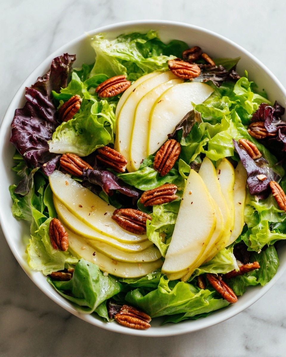 Winter Salad with Pears and Pecans Recipe - Recipe Image