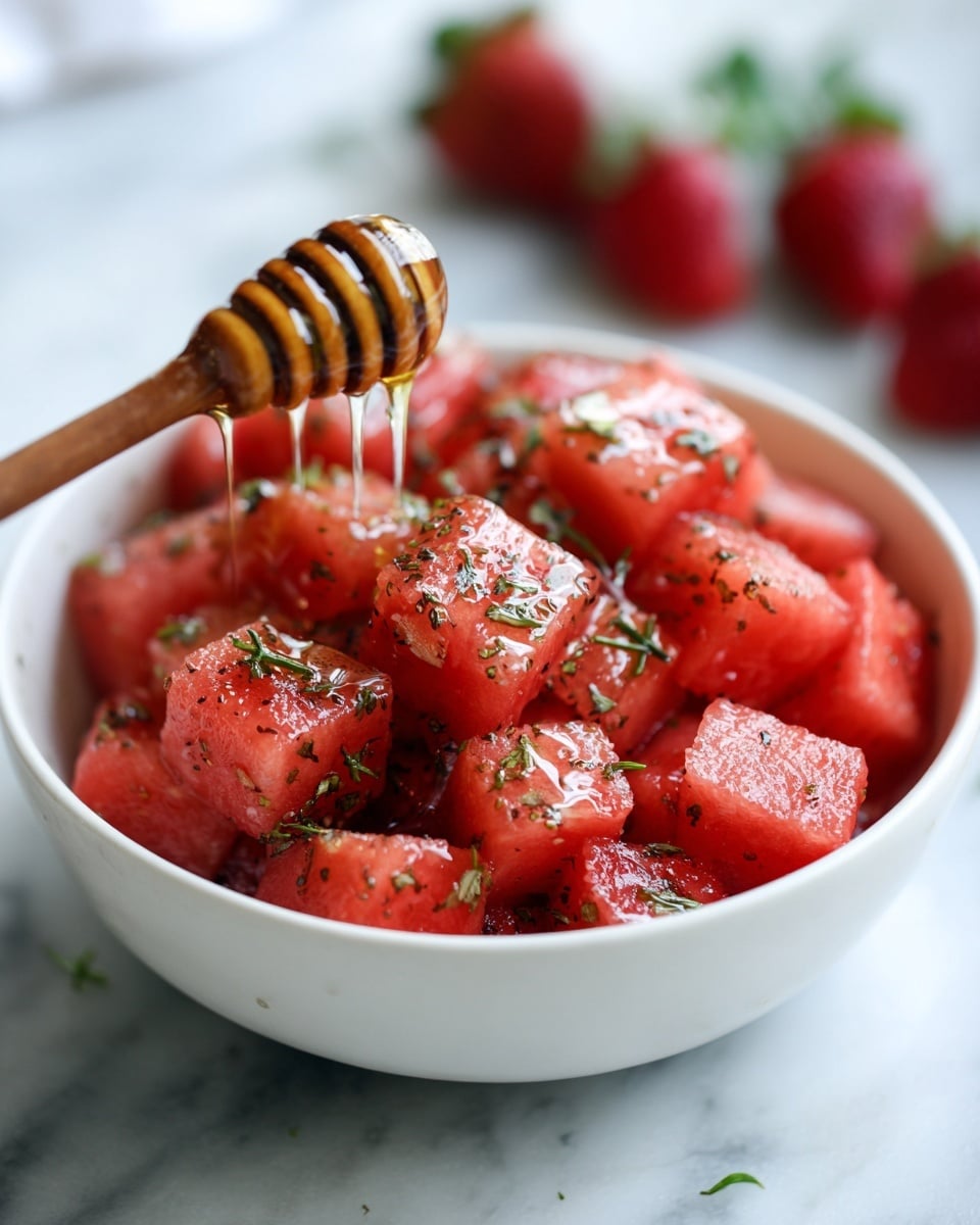 Strawberry Watermelon Salad: A Refreshing Summer Delight Recipe - Recipe Image