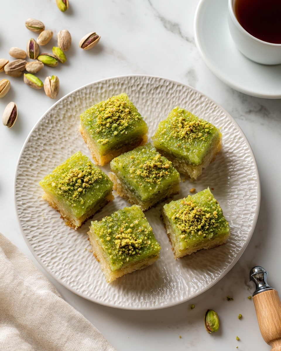 Pistachio Dream Cookie Bars Recipe - Recipe Image