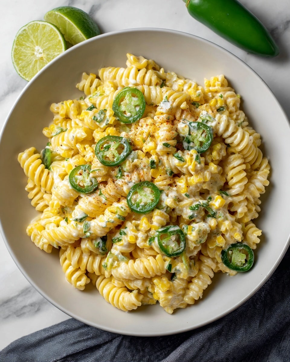 Mexican Street Corn Pasta Salad Recipe - Recipe Image