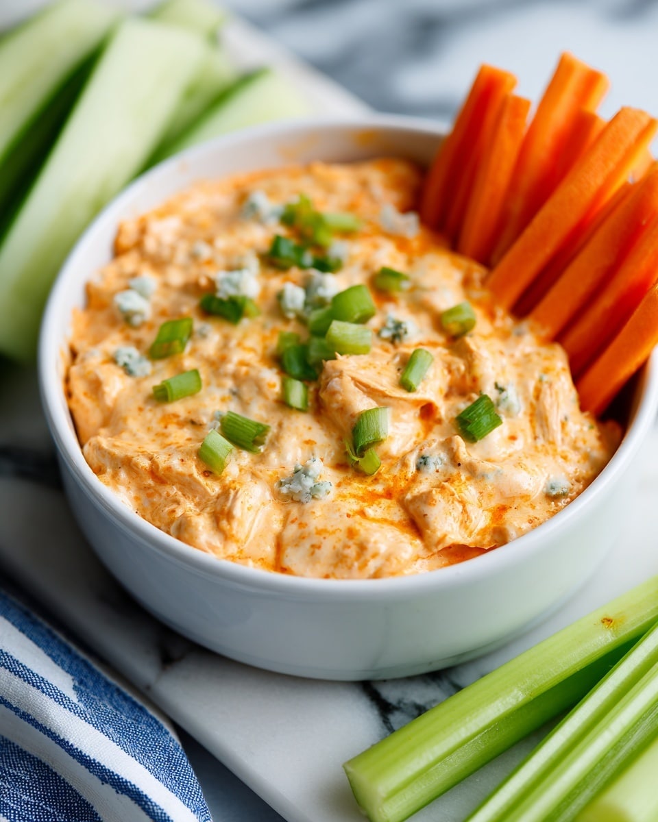 Vegetarian Buffalo Chicken Dip Recipe - Recipe Image