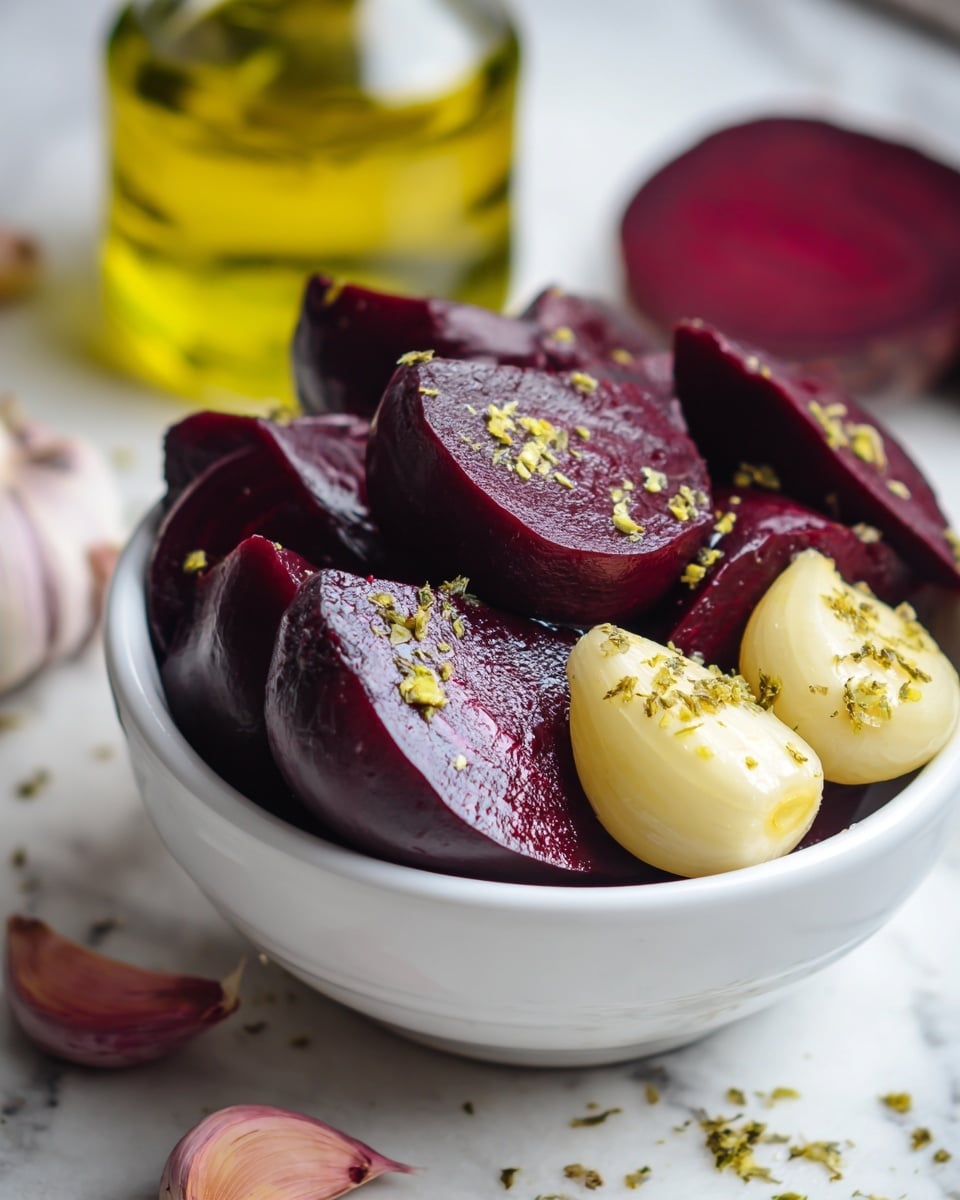 Roasted Beetroot and Garlic Recipe - Recipe Image