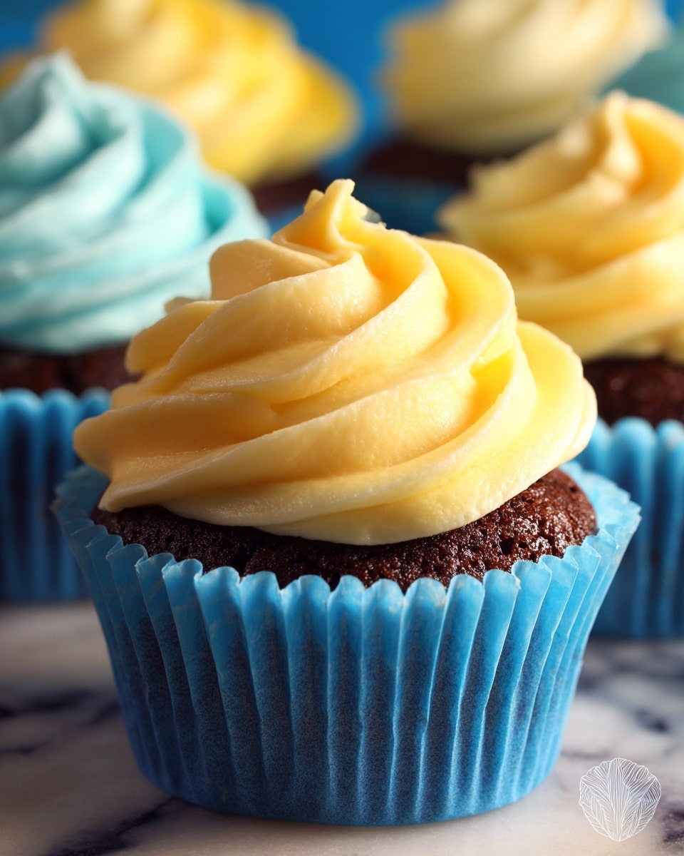 Blue Velvet Cupcakes Recipe - Recipe Image