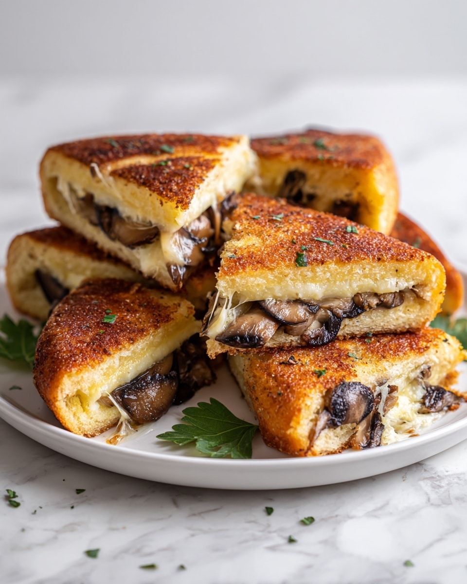 Baked Spinach Mushroom Quesadillas Recipe - Recipe Image