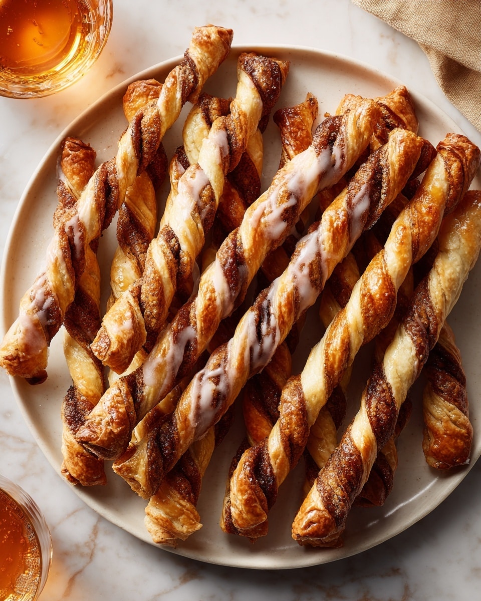 Warm Cinnamon Crescent Twists Recipe - Recipe Image