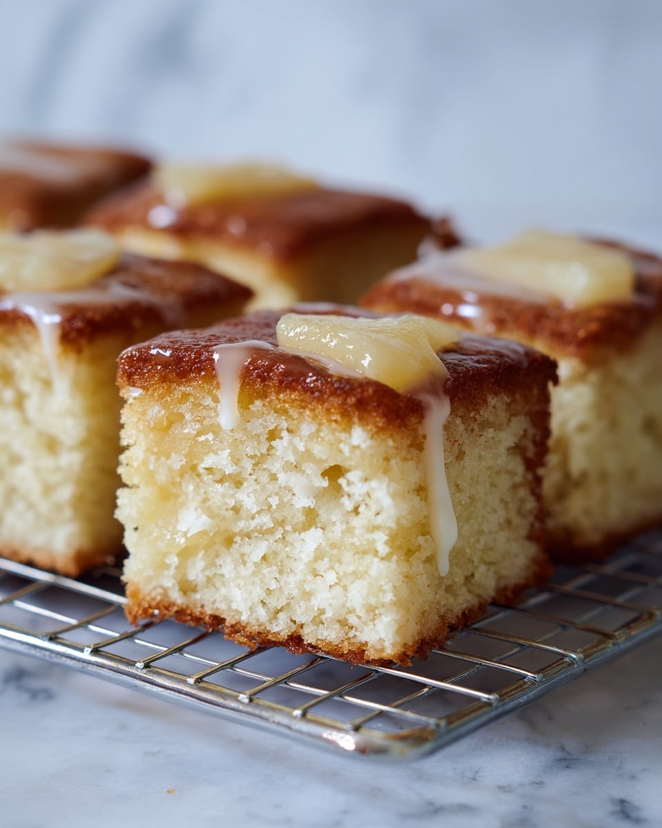 Pineapple Condensed Milk Cake Recipe - Recipe Image