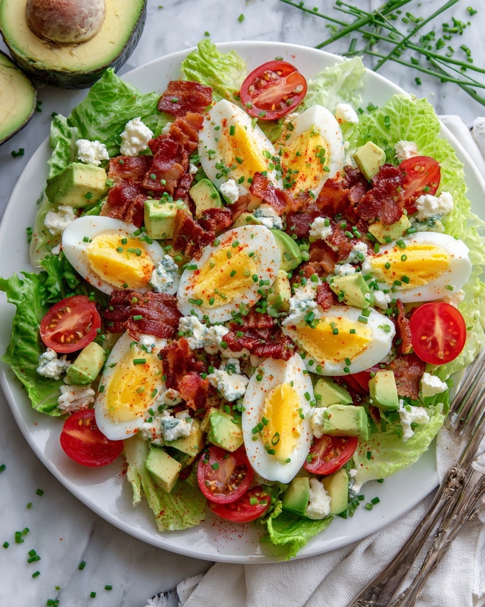 Keto Cobb Egg Salad Recipe - Recipe Image