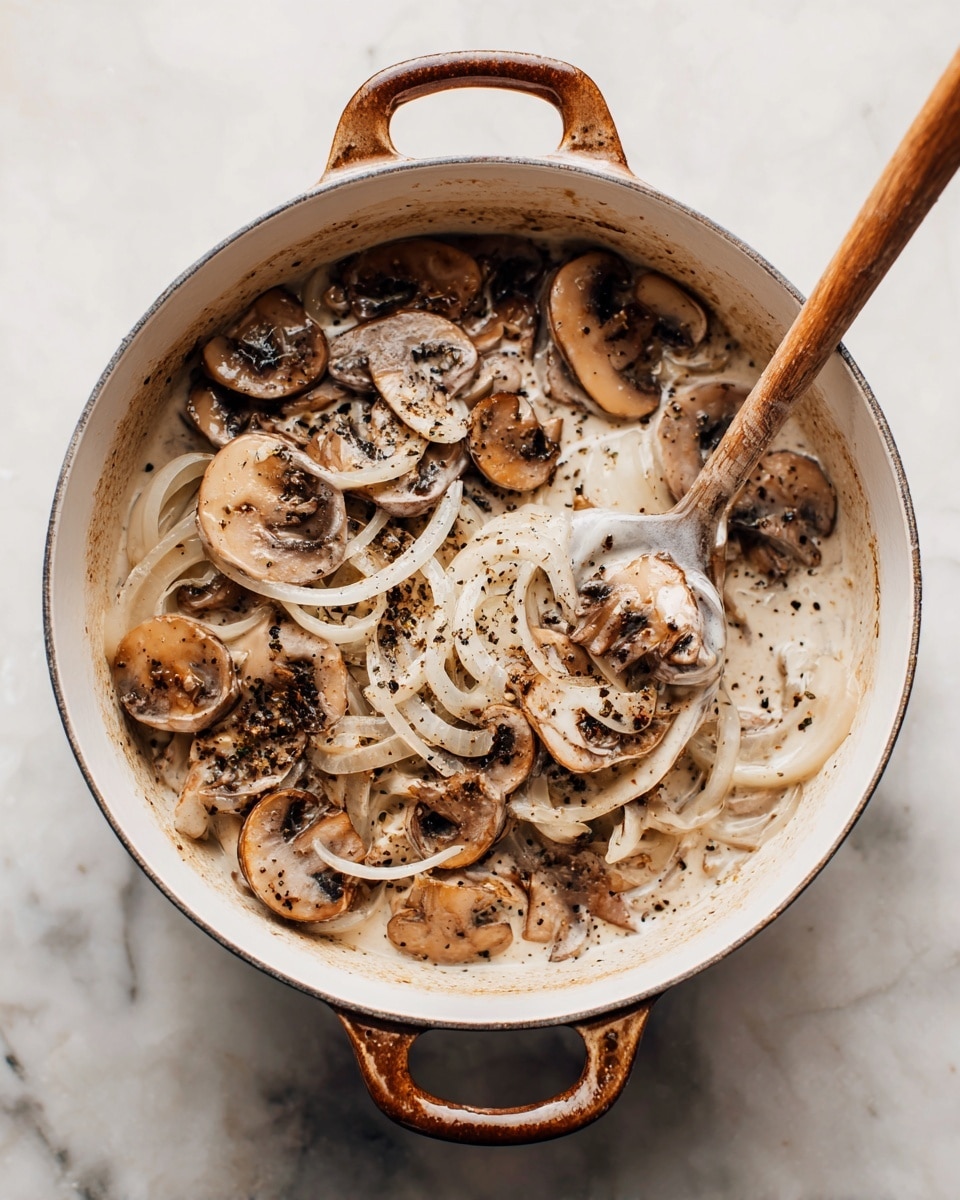 Creamy Mushroom Gravy Recipe - Recipe Image