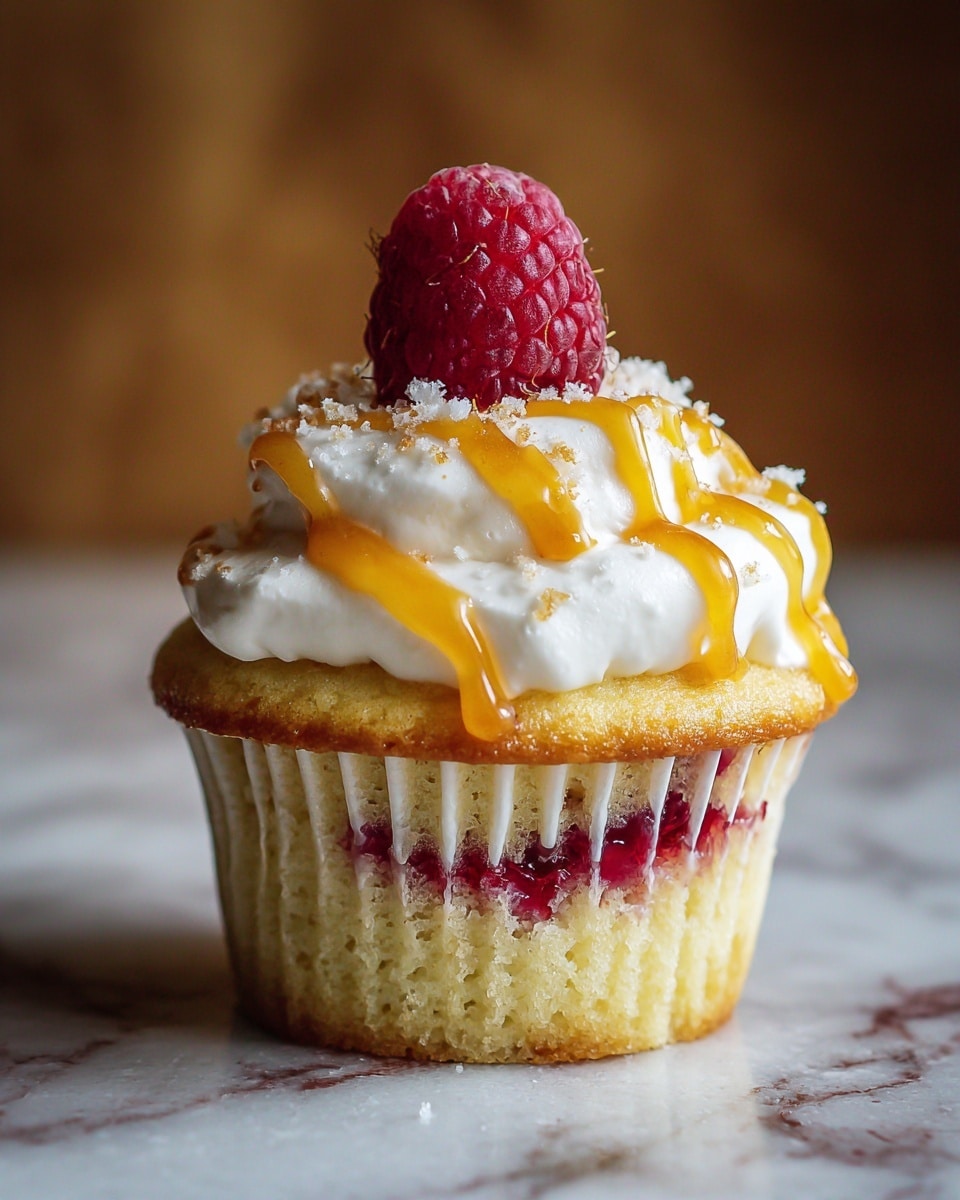 Raspberry Lemon Heaven Cupcakes Recipe - Recipe Image
