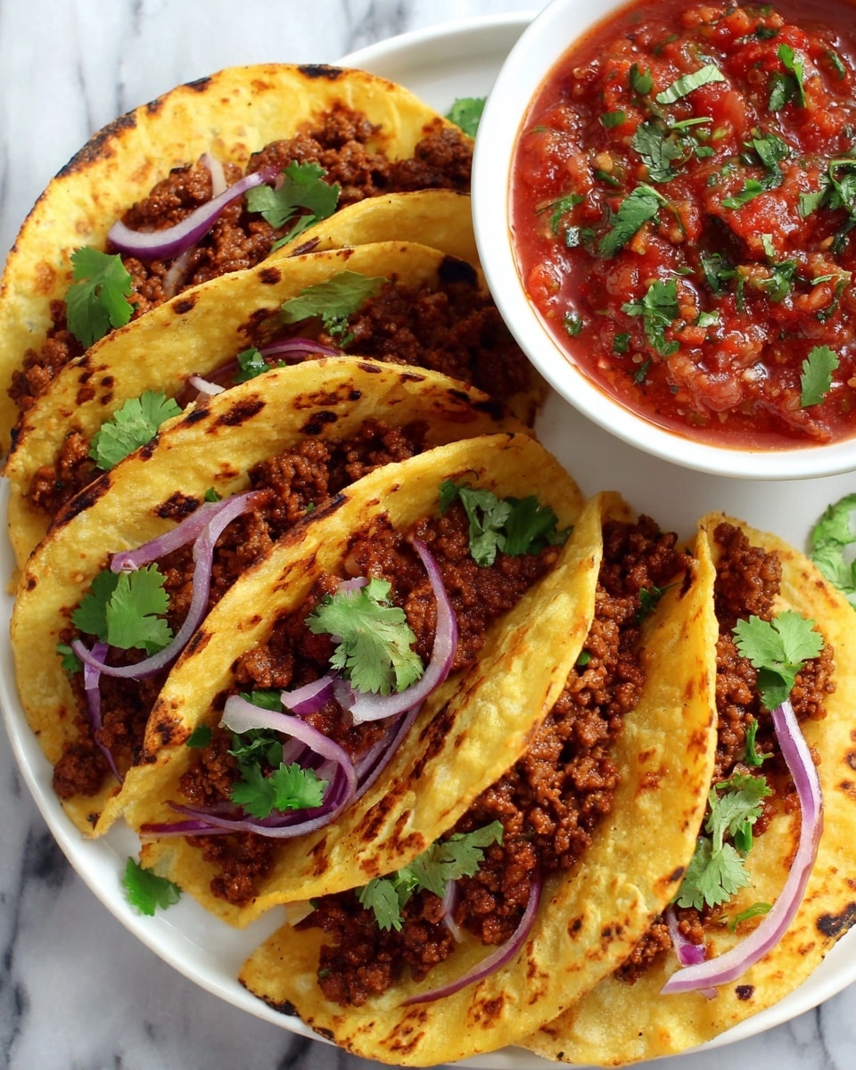 Crispy Ground Beef Tacos Recipe - Recipe Image