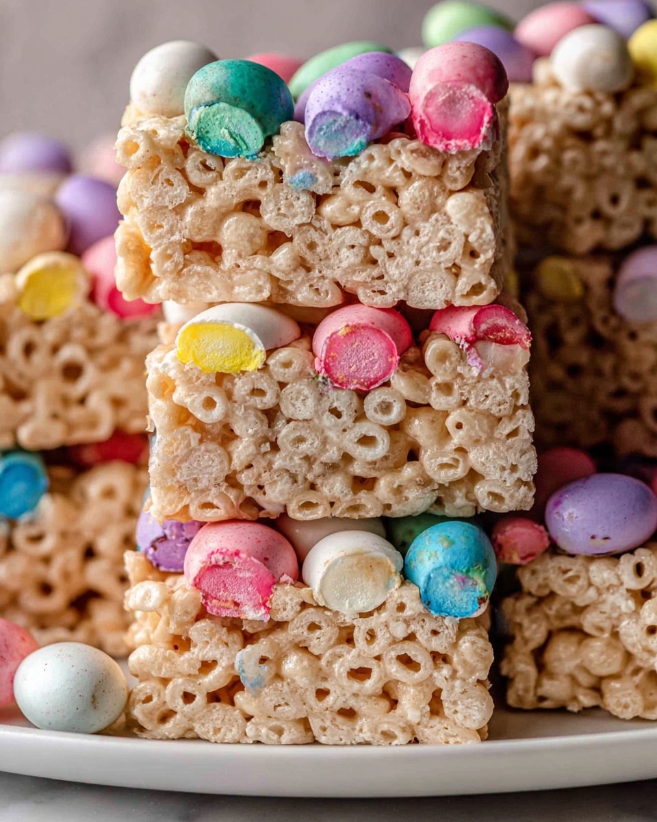 Easter Rice Krispie Bars Recipe - Recipe Image